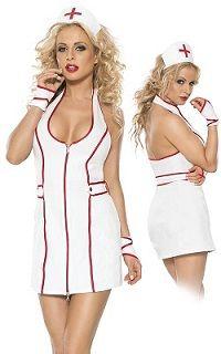 Sexi pielęgniarka Nurse Costume White